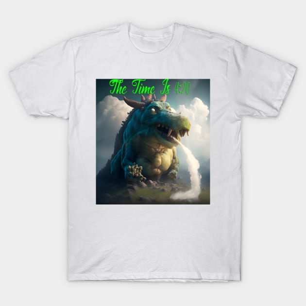 Bud The 4:20 Dragon T-Shirt by Obotan Mmienu